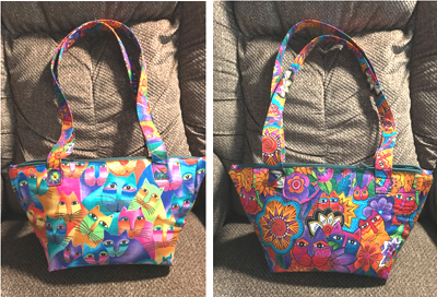 Laurel Burch fabric bag www.dlstewart.com