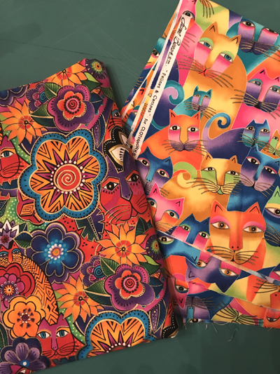 Laurel Burch cat fabrics www.dlstewart.com