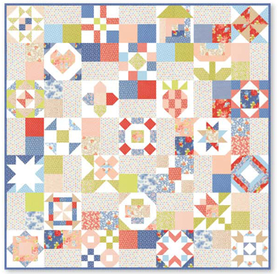 Fat Quarter Shop / Sewcialites3 Quilt Along