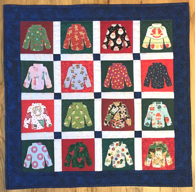 Snugly Sweater wall hanging by Dawn Lesley Stewart www.dlstewart.com