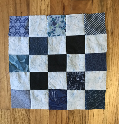 25-patch quilt block www.dlstewart.com