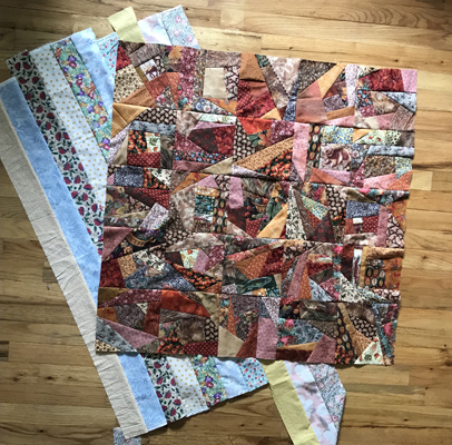 Reversible Quilted Table Topper www.dlstewart.com