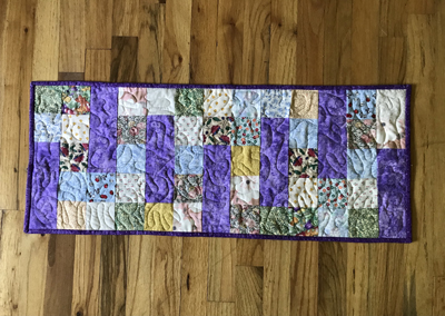 Square and rectangle table runner www.dlstewart.com