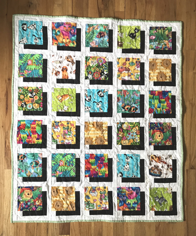 Shadow Box quilt finished www.dlstewart.com