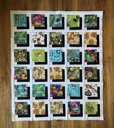 Shadow Box quilt top www.dlstewart.com