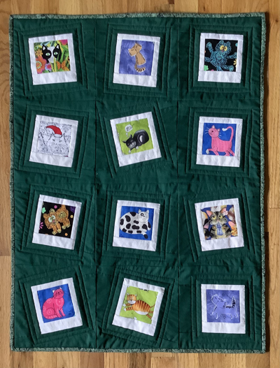 Polaroid Cats Quilt - dlstewart.com