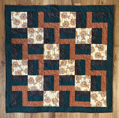 Lion Baby Quilt by Dawn Stewart www.dlstewart.com
